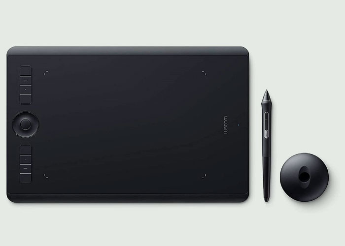 Tablettes graphiques Wacom Intuos Pro Medium - Tablette graphique à stylet professionnelle